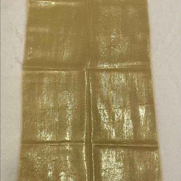 NWOT ARMANI WRAP/COVER-UP GOLD - Picture 3 of 5